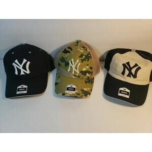 3 New York Yankees HAT  Baseball Cap NY